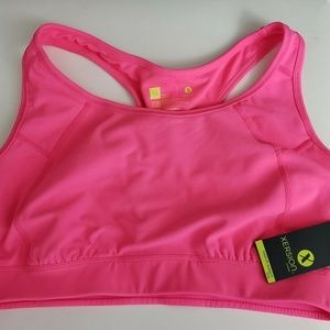 Xersion Sports Bra Plus Size 1X Pink Workout NEW